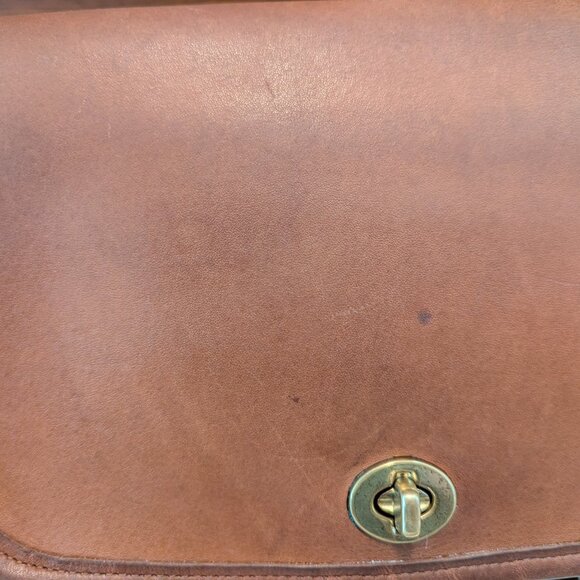 Vintage Coach British Tan Pocket Purse #9755 - Picture 7 of 11